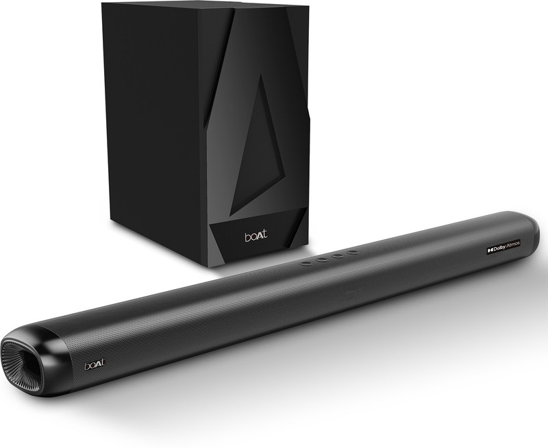boAt Aavante Bar 4000DA With Dolby Atmos 3D 200 W Bluetooth Soundbar(Premium Black, 2.1 Channel)