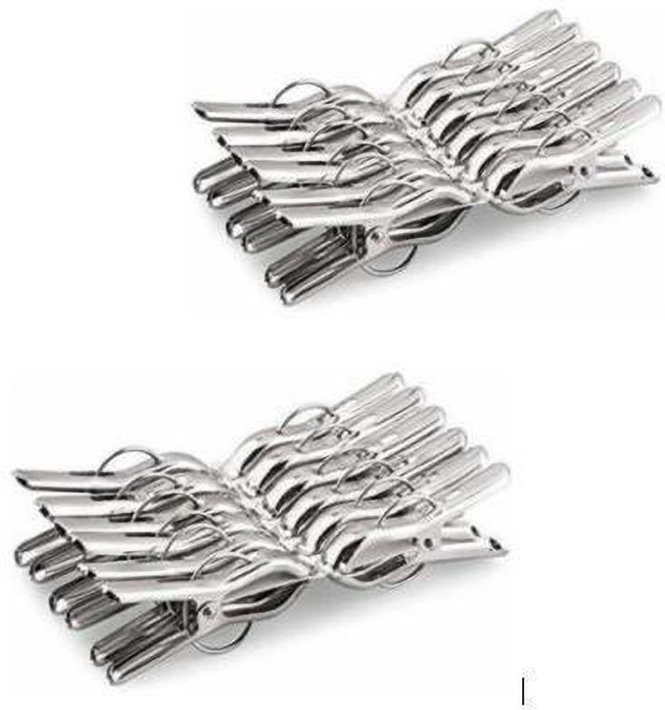 SBTs Steel Cloth Clips(Steel Pack of 24)