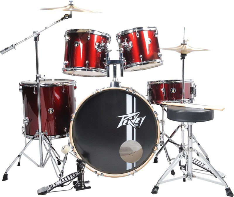 MX Peavey Drum Set Acoustic 5 Drum Kit Set(Professional)