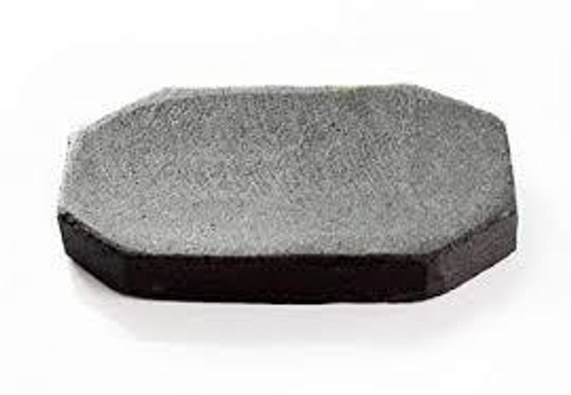 YUVI CREATIONS Sandal Wood Rubbing Stone with FREE JAR KITCHEN CONTAINER Stoneware Masher