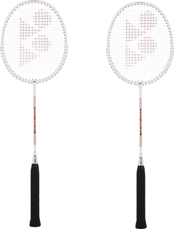 YONEX GR 303 I (Made In India) White Strung Badminton Racquet(Pack of: 2, 85 g)