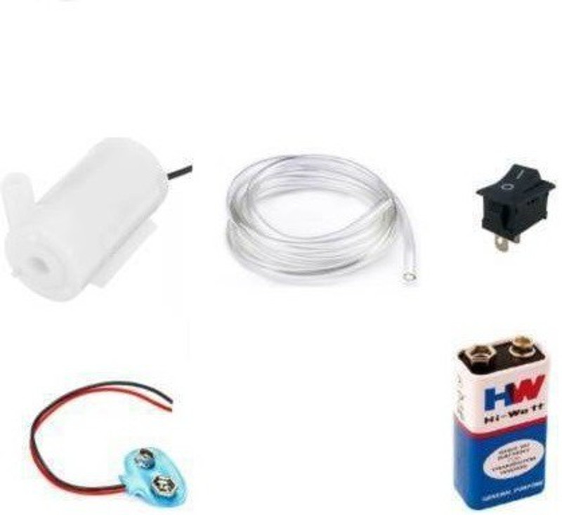 geeta enterprises (Pack of 2) DC 3-12V Submersible Pump Mini water pump For Aquarium, Fish Tank And Suitable For School Projects And Models Submersible Water Pump Electronic Components Electronic Hobby Kit
