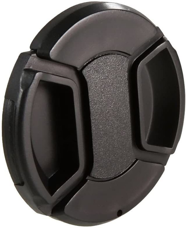 Darahs 55MM Snap-On Front Lens Cap/Cover Compatible with Nikon Lens Cap(Black, 55 mm)