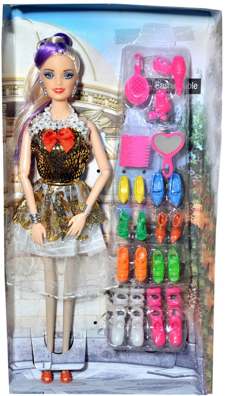 mohini collection Beautiful Foldable doll set @ Golden(Multicolor)