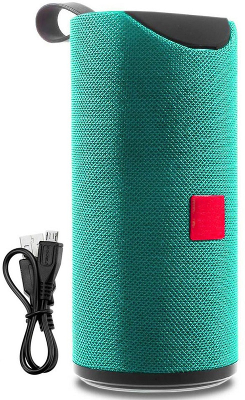 Techobucks Super Deep 3D Bass Splashproof DJ Sound Wireless Portable Speaker TF/FM/AUX/Bluetooth Support 10 W Bluetooth Speaker(Green, Stereo Channel)