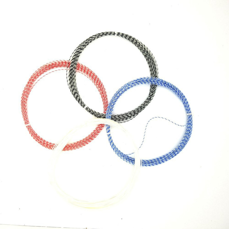 livo Badminton string 0.77 mm - 10m 2 pair , Multi color 0.7 Badminton String - 10.5 m(Multicolor)