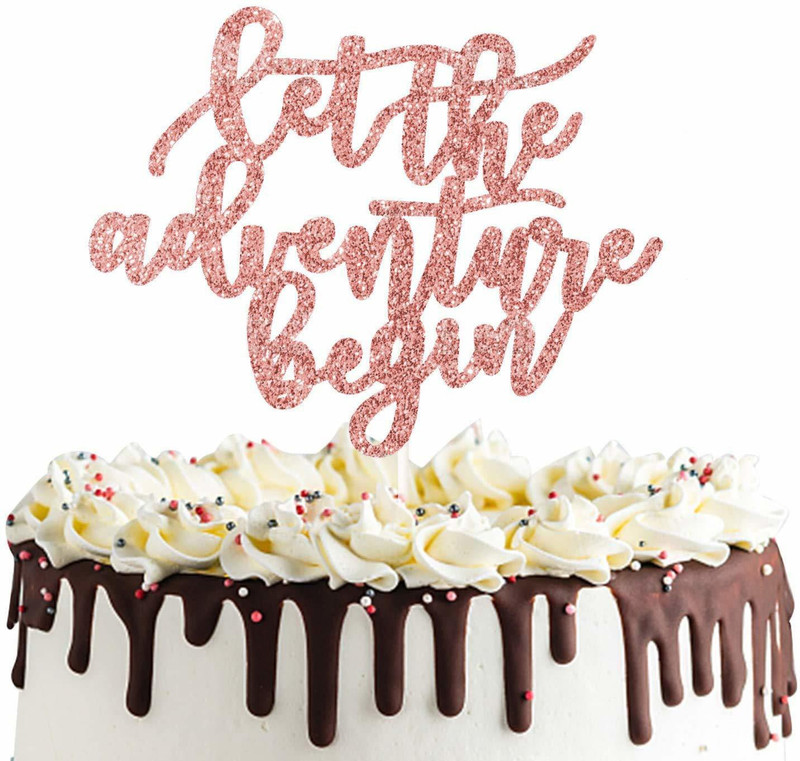 Festiko Twinkle Twinkle Little Star Gender Reveal Cake Topper(Rose Gold Pack of 1)