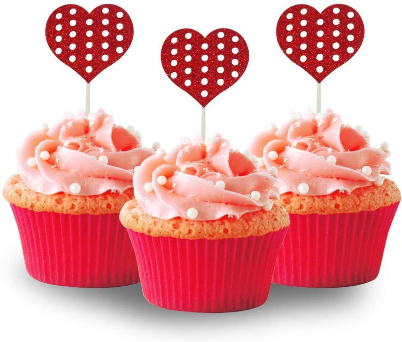 Festiko Cupcake Topper(Gold Pack of 24)