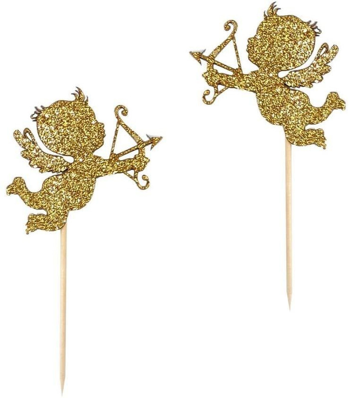 Festiko Ballerina Ballet Dance Cupcake Topper(Gold Pack of 20)