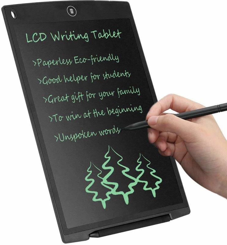 Davish LCD rewritale tab for kids erasable board and pen.(Black)