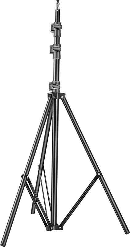 GiftMax Lightweight & Portable 9 Feet Aluminum Alloy Studio Light Stand | for Videos | Portrait | Photography Lighting | Ideal for Outdoor & Indoor Shoots Tripod(Black, Supports Up to 8000 g)