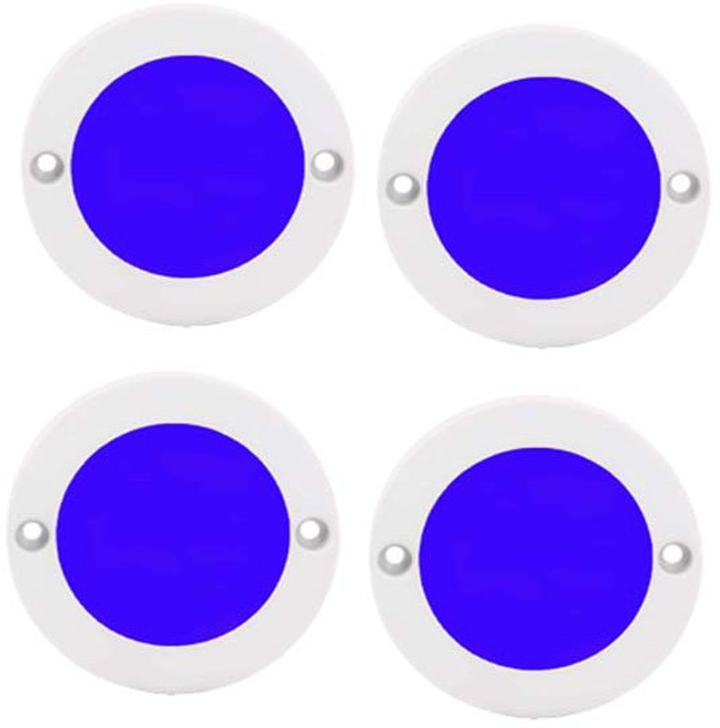 ambert AMBERT 3W LED Cab-lite Surface Light Bulb (Blue) Pack Of-4 Ceiling Light Ceiling Lamp(Blue)
