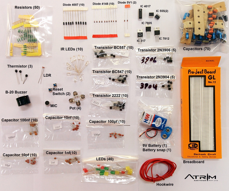 ATRIM ATRE-0001 Educational Electronic Hobby Kit