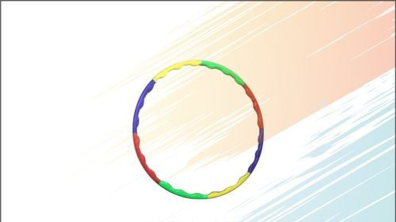Daily Fest PLASTIC HULA HOOPS Hula Hoop(Diameter - 60.96 cm)