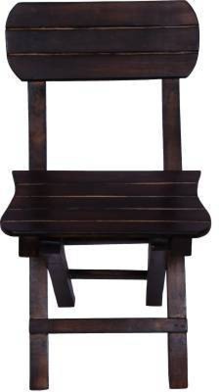 Giftoshopee Solid wood Chair (Finish Color - Brown) Solid Wood Outdoor Chair(BROWN, Pre-assembled)