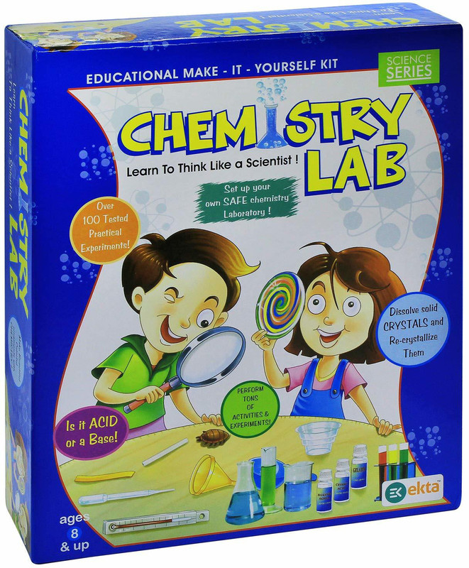 SR Toys Chemistry Lab DIY Kit - For 8+ Year Children (Multicolor)(Multicolor)