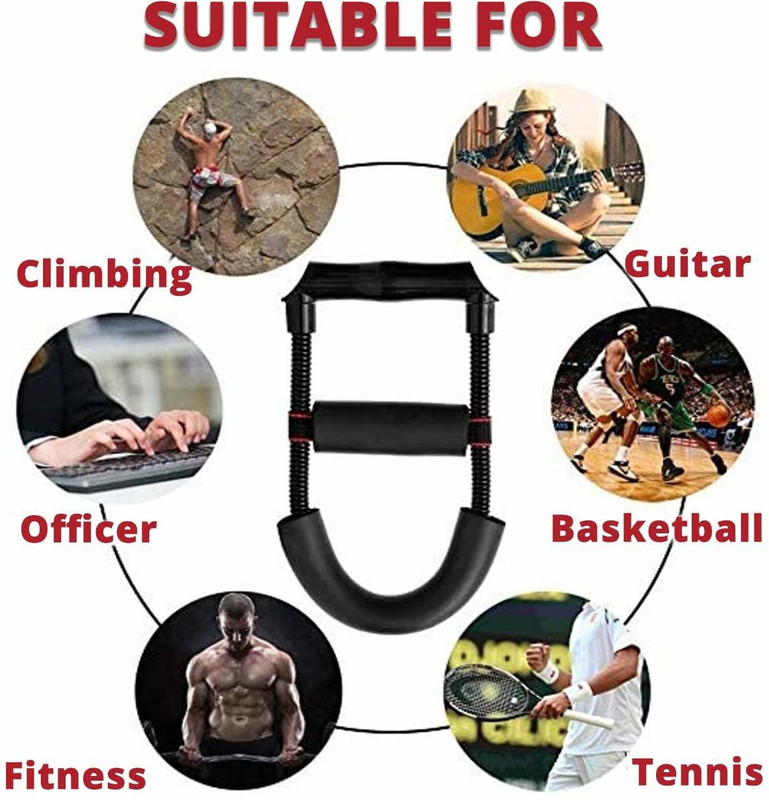 SKYBLUE Adjustable Steel Forearm Strengthener Wrist Exerciser Hand Grip/Fitness Grip(Multicolor)