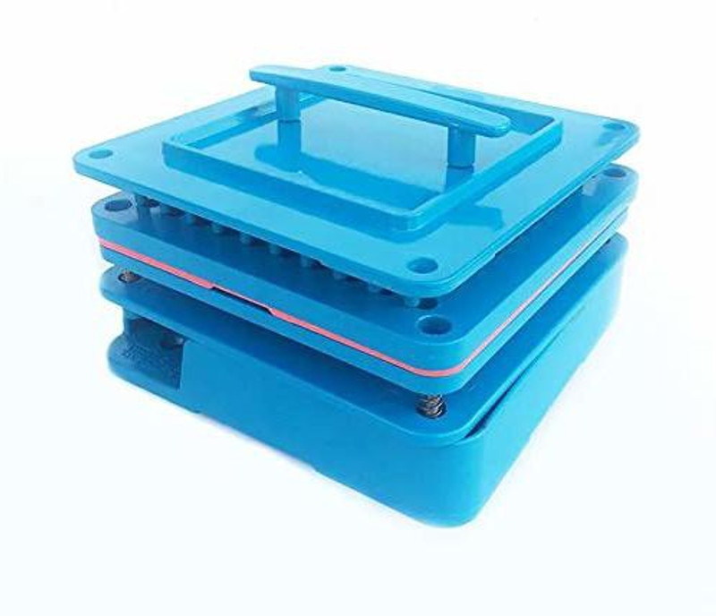 PATCO 100 Holes - Manual Empty Capsule Filling Machine/Powder Filler Board | Capsule Filling Tray (Size 000 Capsules - 1400 mg Powder Filling) Reusable Medical Tray