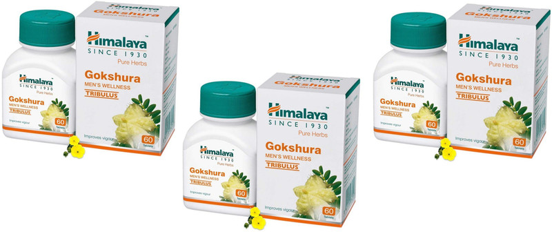 HIMALAYA Gokshura Tablets Each 60Tab 250mg Pack of 2(Pack of 2, 120 Tablets, 250 mg)