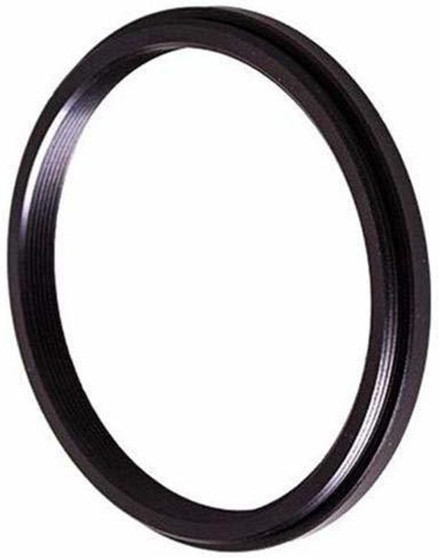 SUPERNIC 58mm To 52mm 58-52MM Lens Step down Filter Ring Stepping Adapter Metal Lens Hood(58 mm, Black)