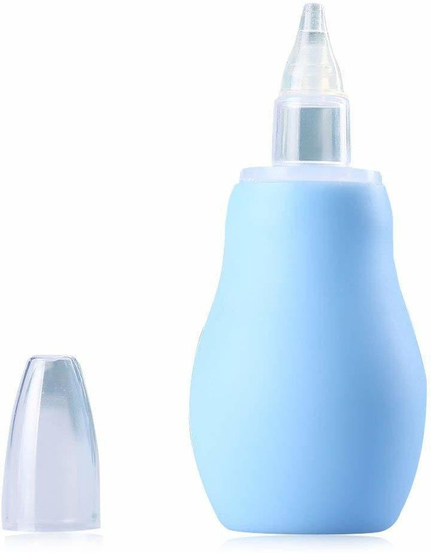 mastela Baby Nose Cleaner/Nasal Vacuum Sucker Mucus Snot Aspirator for Babies (Blue, Pack Of 1) Manual Nasal Aspirator(Blue)