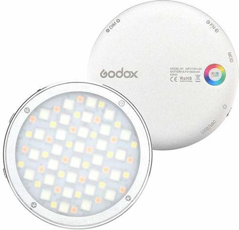 GODOX R1 605 lx Camera LED Light(Batteries Included)