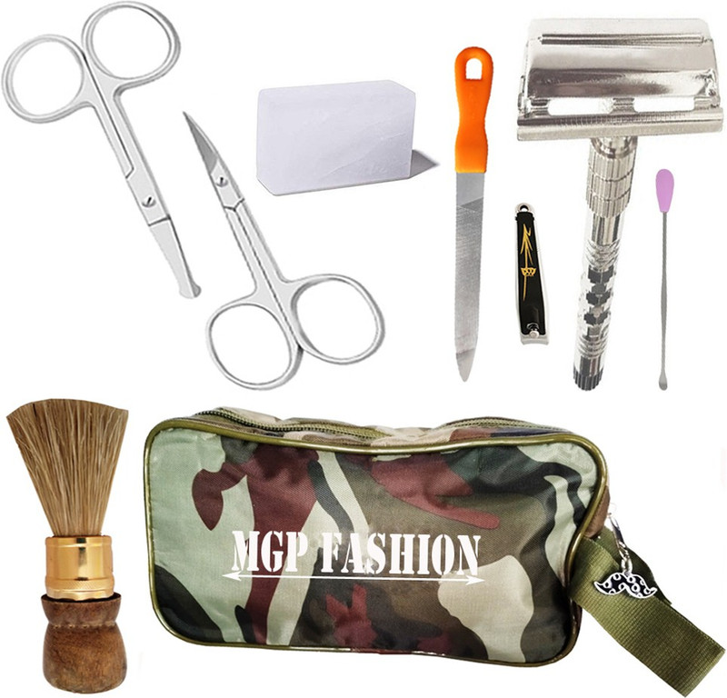 MGP FASHION Mini shaving kit good quality home and travel (9 Items in the set)(9 Items in the set)