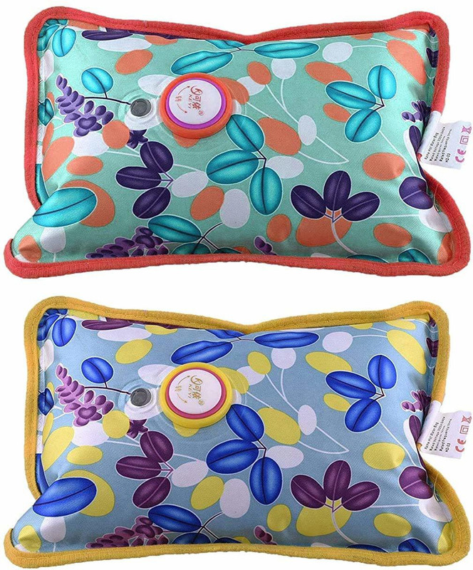 True Shop (PACK OF -2) Electric Hot Water/gel Bag for Pain Relief-with Auto Cutoff Hot gel Bag 800 ml Hot Water Bag(Multicolor)