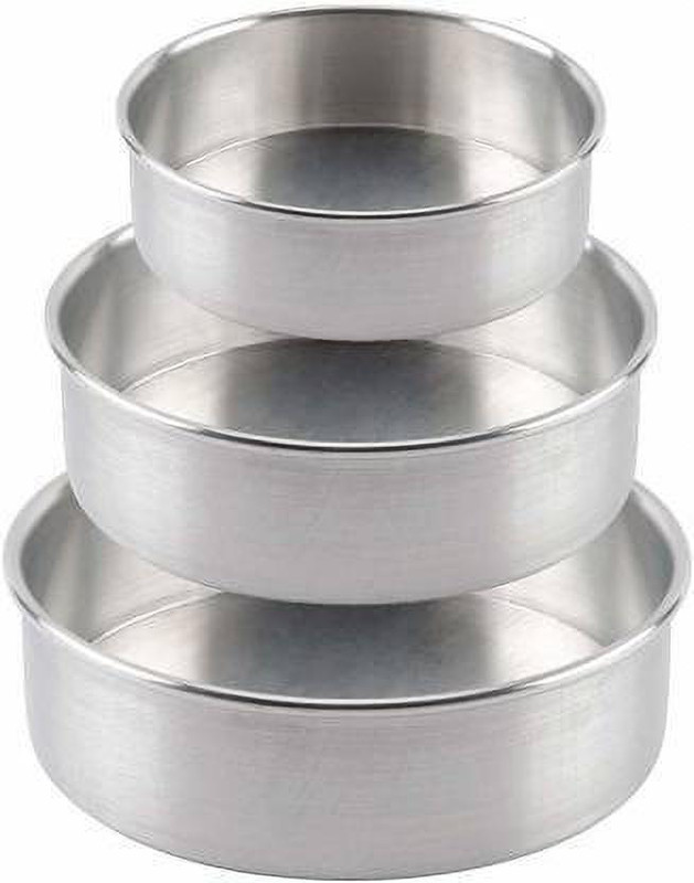Gulati S Agencies Aluminium Cake Mould 3(Pack of 3)