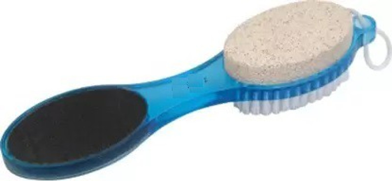 Stylo Pedicure Foot Scrubber Paddle 4-in-1 Pumice Stone Brush Cleaner Filer