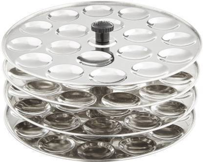 aashita shoppe EASY TO USE MINI IDLI MAKER WHICH CAN MAKE 72 IDLIS AT A TIME HAVING 4 PLATES (STAINLESS STEEL) Standard Idli Maker(4 Plates , 72 Idlis )