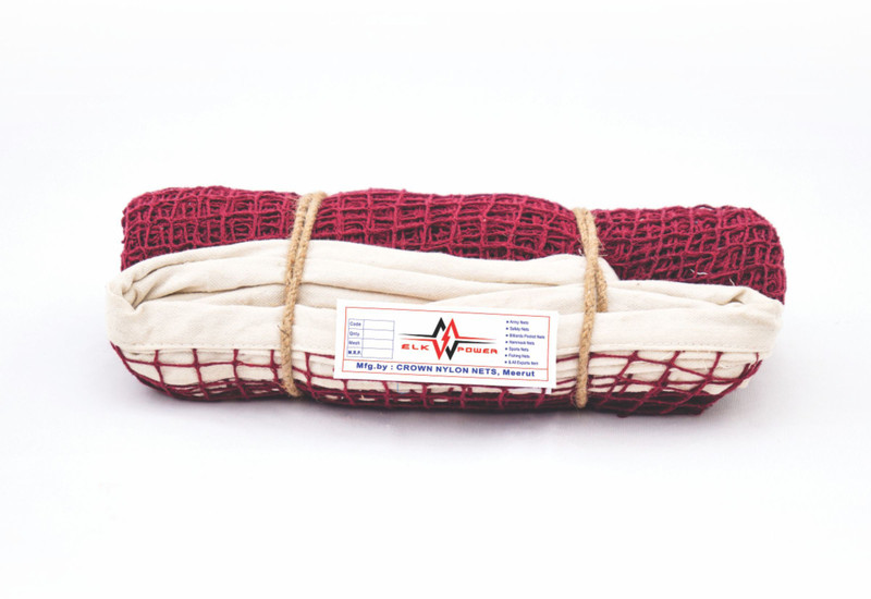 Elk Power 22x2.5 Foot Material Cotton Badminton Net(Maroon)
