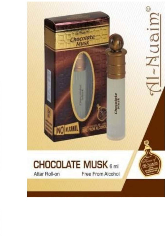 Al-Nuaim Chocolate Musk Perfume for Men & Women,6ML Floral Attar(Musk)