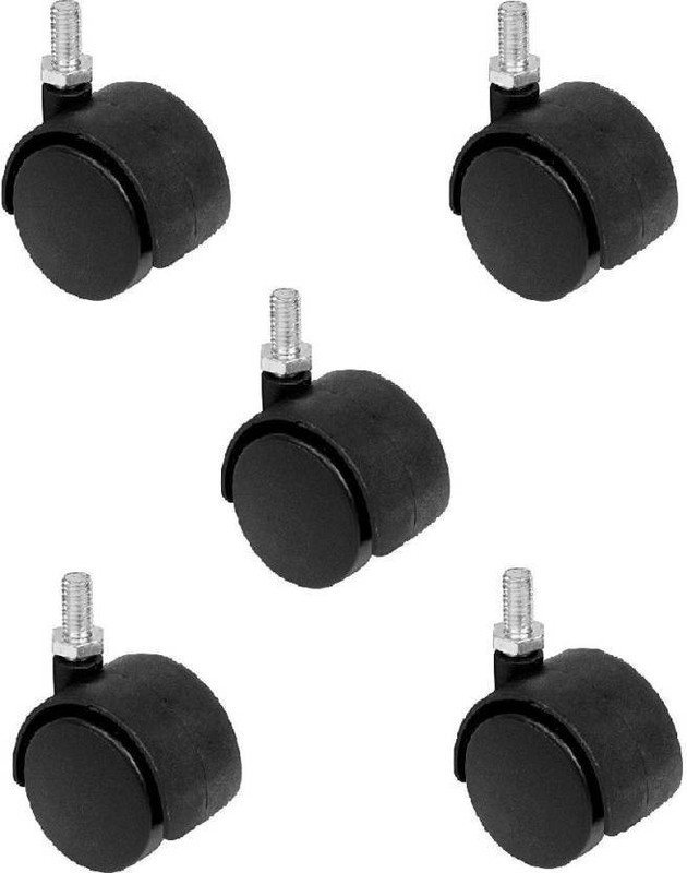 Trendyi Chair Rolling Tyre/Caster Furniture wheel Revolving Chair Wheel Appliance Furniture Caster(Pack of5)