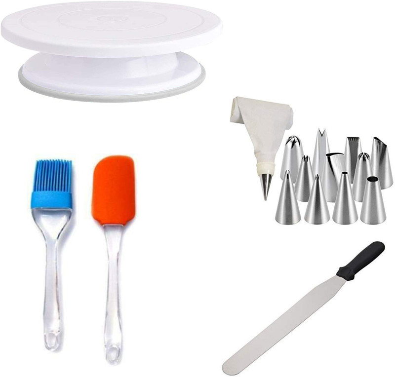 RAJJA l47 Cake baking and making tools combo for cake decoration at home Kitchen Tool Set(Baking Tools)