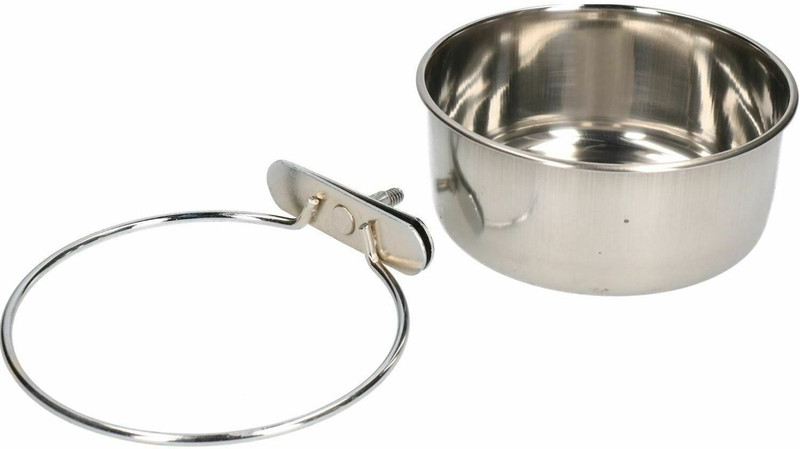 THE DDS STORE Stainless Steel Pet Bowl(200 ml Silver)