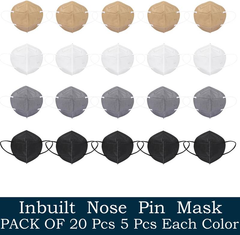Tresbon TM-COMBO-1-BWGB N95 / KN95 FFP2 5 Layer Mask