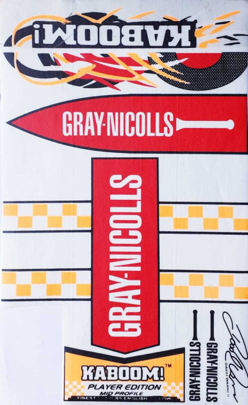 KBM DC Gray-Nicolls Bat Sticker Bat Sticker Bat Sticker(Multicolor)