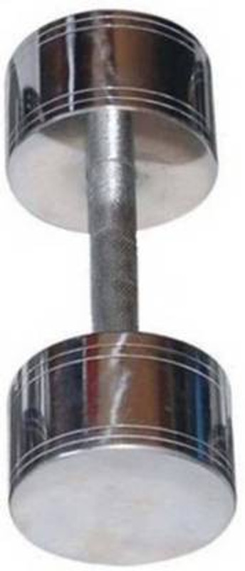srishti enterprises 5 Kg * 2 Pcs STEEL CHROME PLATED Fixed Weight Dumbbell(10 kg)