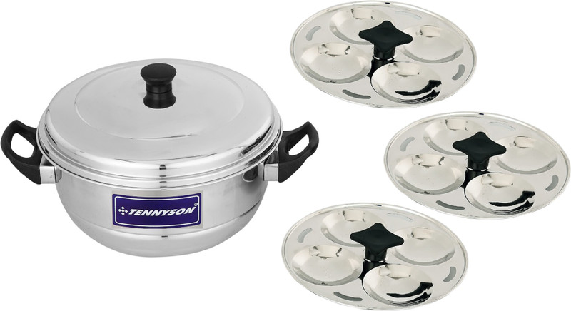 TENNYSON DELIGHT PLUS (3 PLATES 12 IDLIES) Induction & Standard Idli Maker(3 Plates , 12 Idlis )