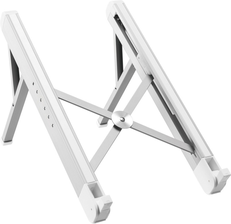 Neopack Aluminum Laptop Riser Aluminium Desk Stand Laptop Stand with Adjustable Height Compatible with Universal Laptops(White)