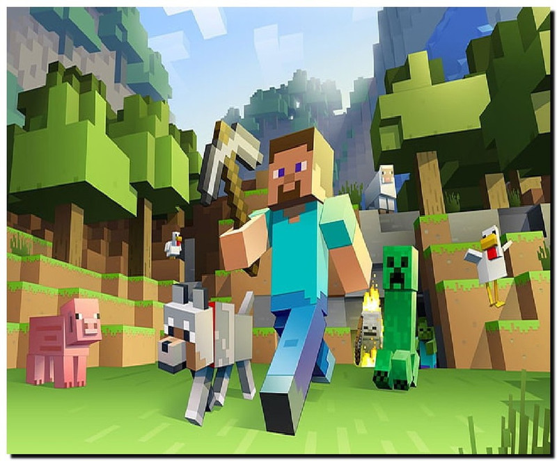 nik city store Amazing minecraft java edition printed mouse pad | game printed mouse pad | mouse pads for boys Mousepad | pack of 1 Non Slip Base Mousepad(Multicolor)