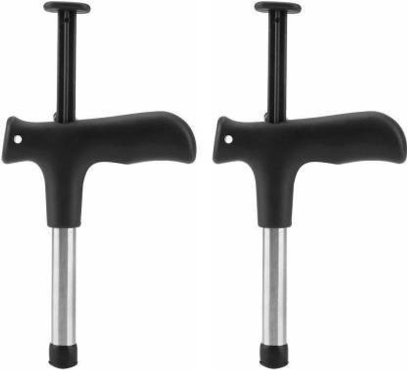 Puno Straight Peeler Set(Black, Silver Pack of 2)