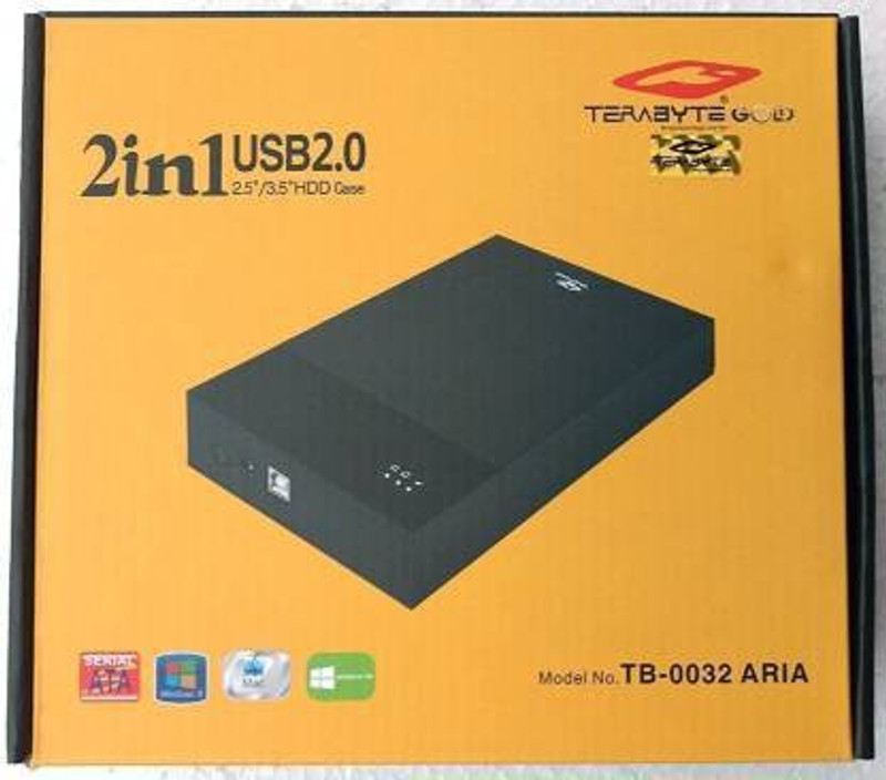 TERABYTE 2 in 1 hard draive casing external hdd 3.5 inch EXTERNAL HARD DRIVE(For sata casing 2in1, Black)