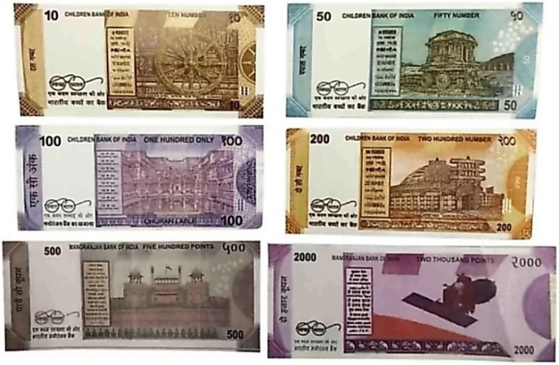 mayureshcollection ( 90 Each x 1 = 90 Nakli Note ) Playing Indian Currency Dummy Notes for Fun Paper Kids churan wale Note (( nakali Note only ,2000 ) Nakli Note Gag Toy gag toy Gag Toy