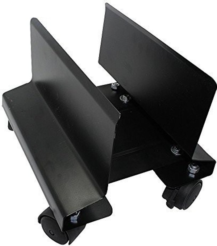 Boriva Adjustable Heavy Duty CPU Trolley with Castor Wheels CPU Holder(Plastic)