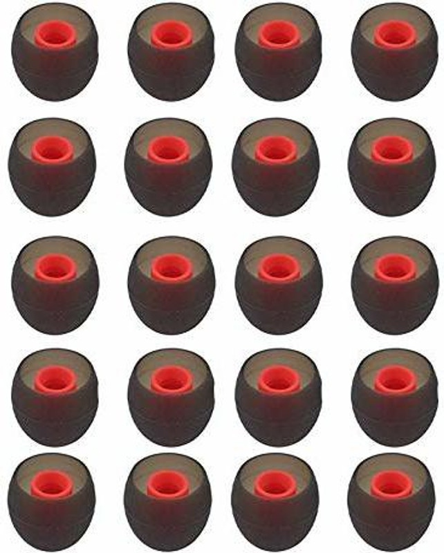 Hoppokart Soft Silicone Earbud Cover Tips Earbud Covers Replacement As34 In The Ear Headphone Cushion(Pack of 14, Black)