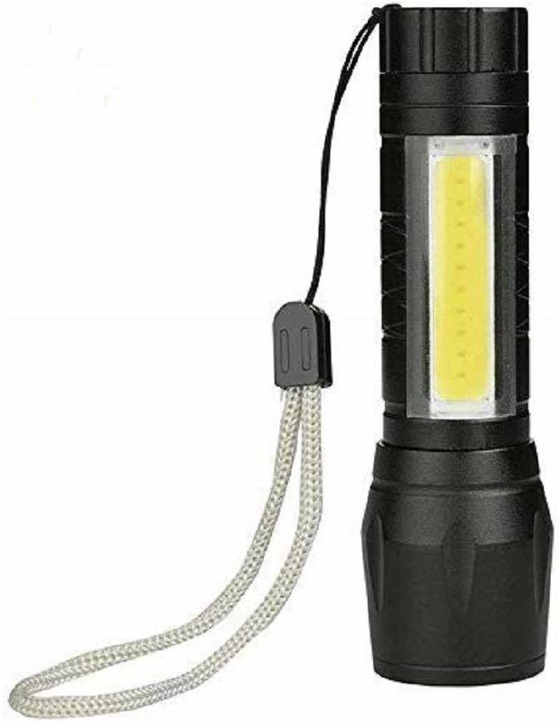 Vastarpara mini torch Torch(Black, 10 cm, Rechargeable)