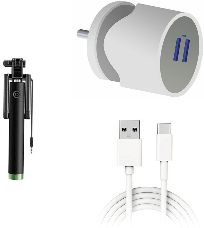 Webilla Wall Charger Accessory Combo for Samsung Galaxy J2 Core(White)
