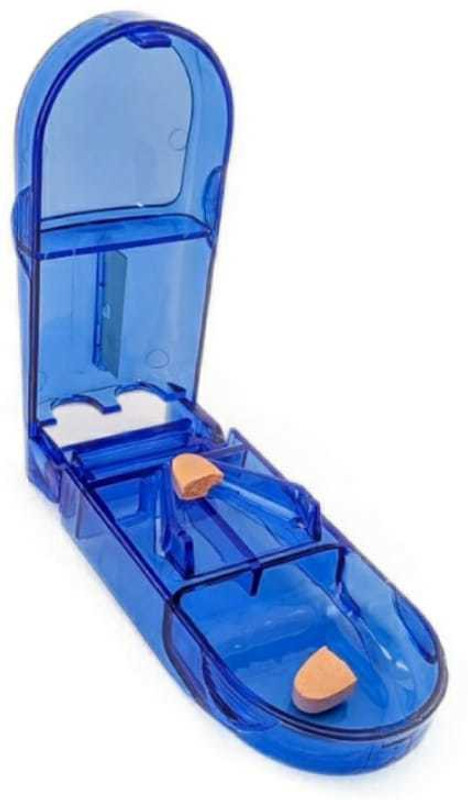 pharmcywala Single Tablet Cutter Transparent Tablet Cutter & Splitter Manual cutter(Blue)